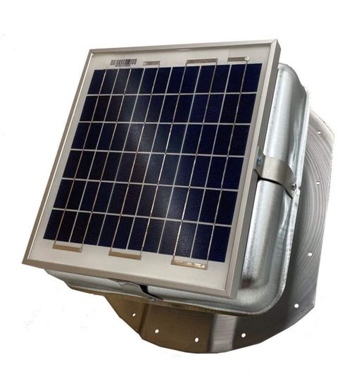 Ventilador Solar para Techo Solar Blaster con Costilla Galvanizada de 3.5"