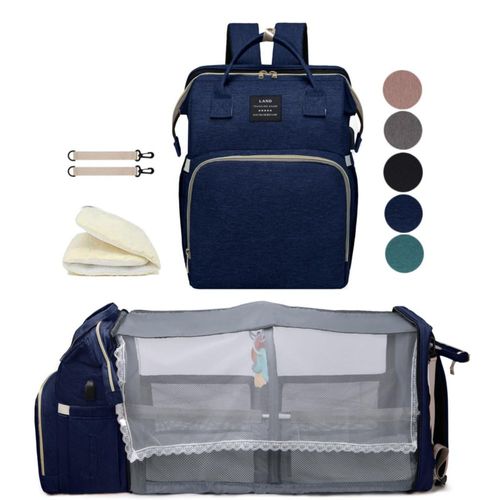 Mochila Pañalera houscly 25L con Estación para Cambiar
