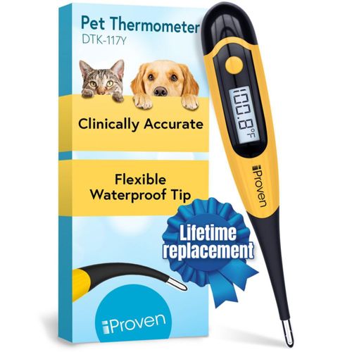 Termómetro para Mascotas iProven DTK-117Y con Punta Flexible e Impermeable