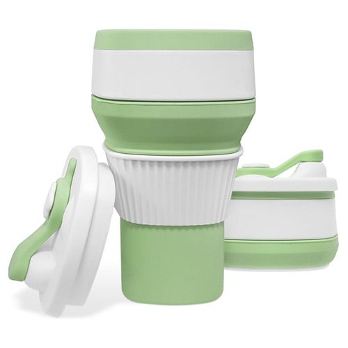 Termo Taza Plegable Meimia 300 ml Verde