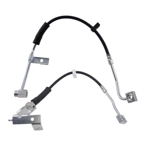 Juego de mangueras de freno delanteras TRQ compatible con Dodge Ram 2005