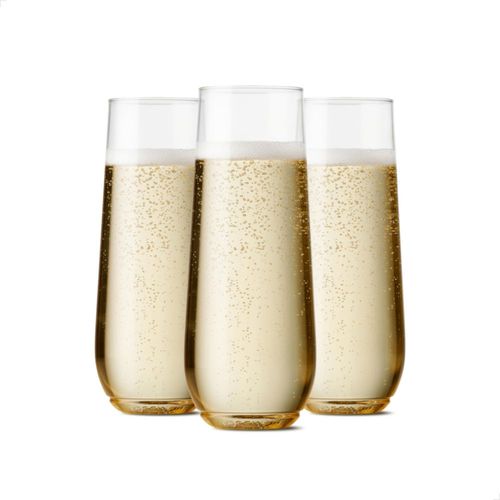 Copas de Champagne TOSSWARE POP 9oz Juego de 24 Irrompibles