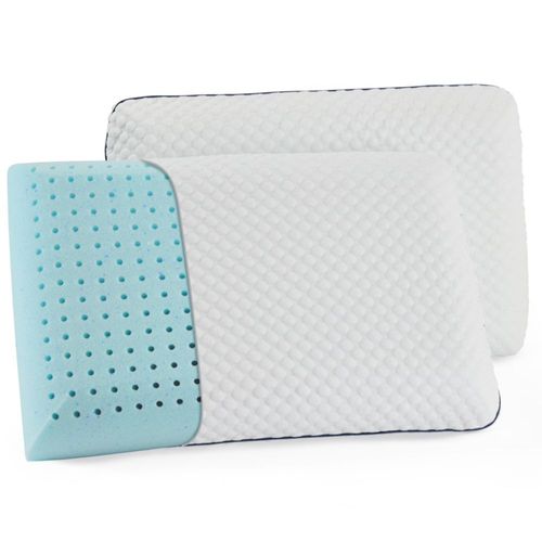 Pillow Weekender espuma viscoelástica en gel tamaño queen paquete de 2