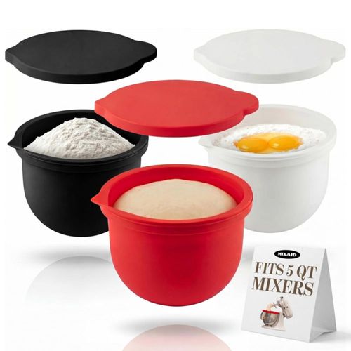Forros de Silicona MODAURA para Bowl KitchenAid 5 Qt Set de 3