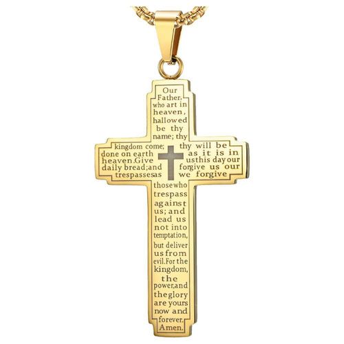Cadena con Medalla de Devoción MXTTL-001 CrossLette05 Joyeria Cadenas y Dijes