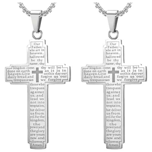 Cadenas y Dijes de Rosarios MXEEO-002 CrossLette03 Joyeria Católica