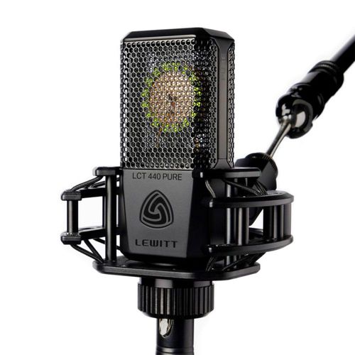 Micrófono Condensador Lewitt LELCT440P XLR Negro