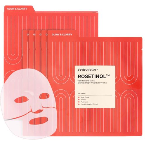 Mascarilla Tratamiento Facial CELLEANSER ROSETINOL PDRN Glow 25g x5
