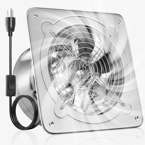 Ventilador Extractor Voltset 10" 988 CFM Metal con Interruptor Enchufable