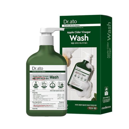 Gel de Baño Hipoalergénico Dr.ato con Vinagre de Sidra de Manzana 310 ml