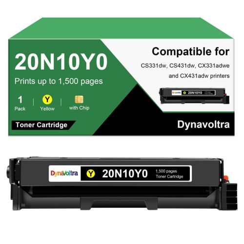 Cartucho de Tóner DynaVoltra 20N10Y0 Amarillo 1.500 Páginas