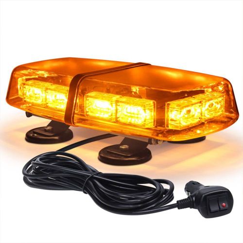 Luz para Vehículo LINKITOM Estroboscópica Ámbar 72 LED 30x17x9 cm