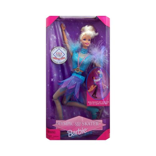 Figura de Acción Mattel Barbie Patinadora Olímpica 18501 1997