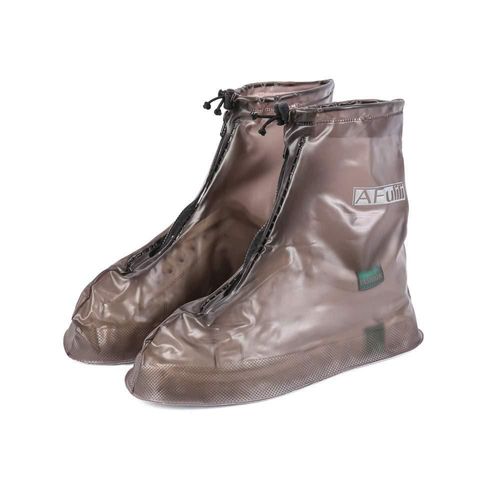Cubrezapatos Impermeables AFULILI Antideslizantes Marrón Talla Grande