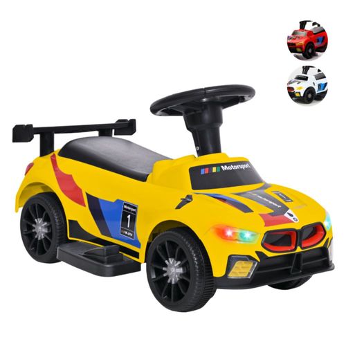 Carro Eléctrico De Niños Dodo Kids Bmt808wb Batería 6v 4.5ah Amarillo