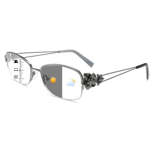 Lentes de Lectura touk Fotocromáticos Progresivos +3.0 Gris