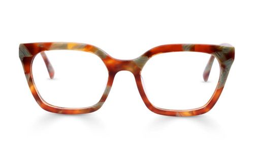 Eyebobs Overlook Gafas de Lectura Cat-Eye Verde Azulado Marrón 2.50