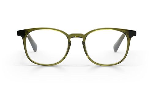 Anteojos Correctores eyebobs Boardroom Olive Crystal 1.25D