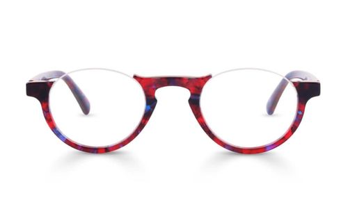 Lentes de Lectura eyebobs Vice Chair Media Montura Rojo Azul 3.00