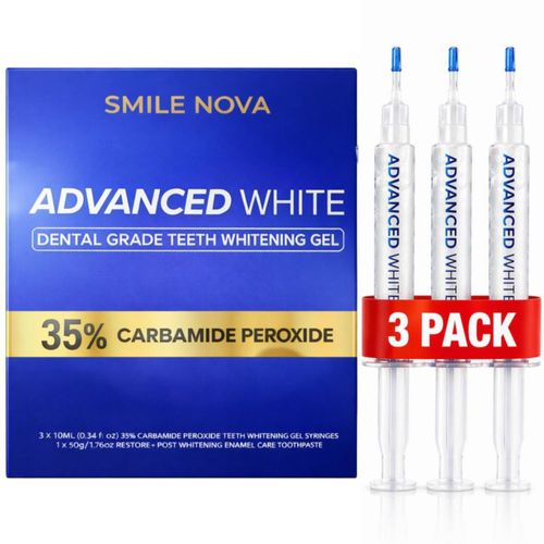 Blanqueador Dental SMILE NOVA Advanced White Gel 35% Carbamida 30 ml