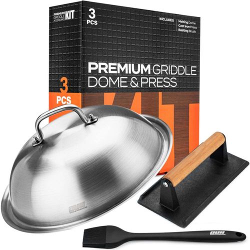 Set de Accesorios para Plancha OUII Prensa de Hierro Fundido con Cúpula de 12"