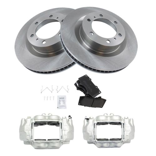 Kit de frenos TRQ semimetálico delantero para Lexus GX460 2010-2015