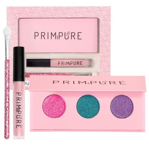 Paleta Vegana de Minerales Naturales Prim and Pure para Maquillaje