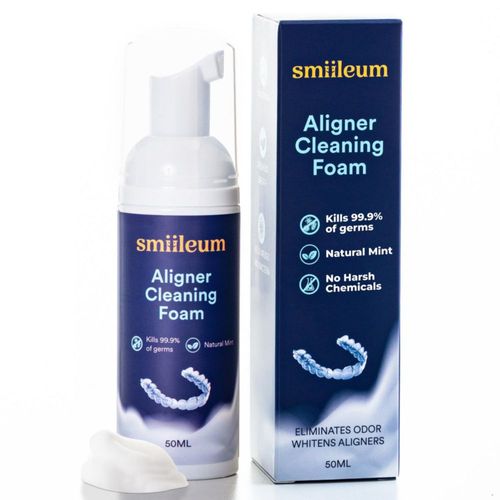 Espuma Limpiadora para Alineadores Smiileum 50 ml Sabor Menta