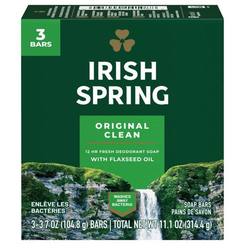 Jabón en Barra Desodorante Irish Spring Original Paquete de 9