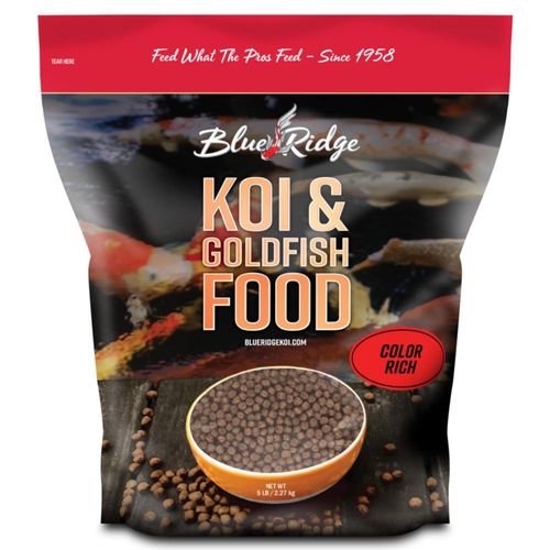 Alimento para Peces Blue Ridge Koi y Goldfish Crecimiento y Color 23 kg
