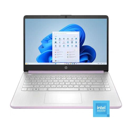 HP Laptop 14" HD Intel N150 4GB RAM 128GB UFS Lavanda Miel
