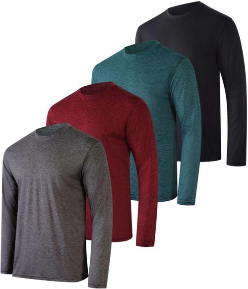 Remera Real Essentials de Manga Larga con Protección Solar UPF 50 y Tecnología de Secado Rápido