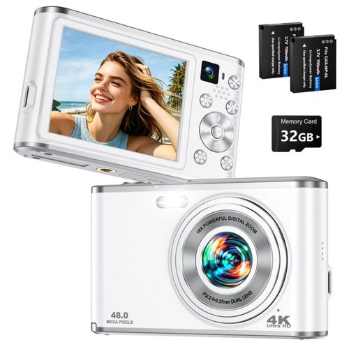 Cámara Digital YOODEE 48MP Doble Lente Zoom 16X 4K