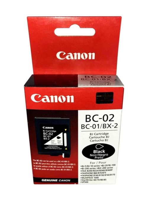 Cartucho de Tinta Canon BC-02 Negro Original