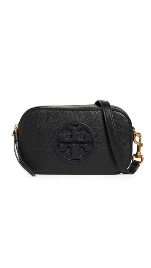 Bolso Mini Miller Crossbody Tory Burch Negro 20 cm