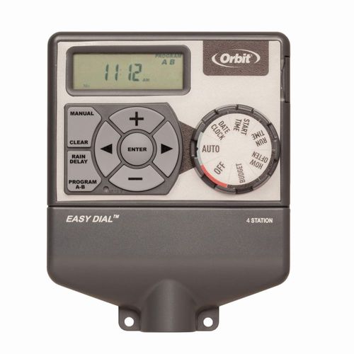 Temporizador Orbit Easy Dial para Riego Interior de 4 Zonas