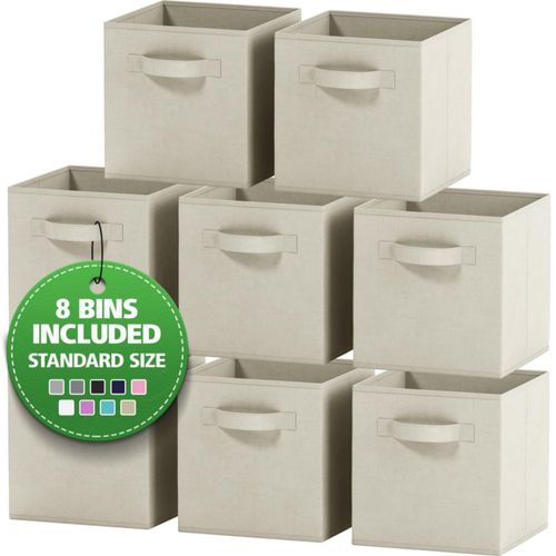 Set de 8 Cubos de Tela Plegables para Almacenamiento Royexe