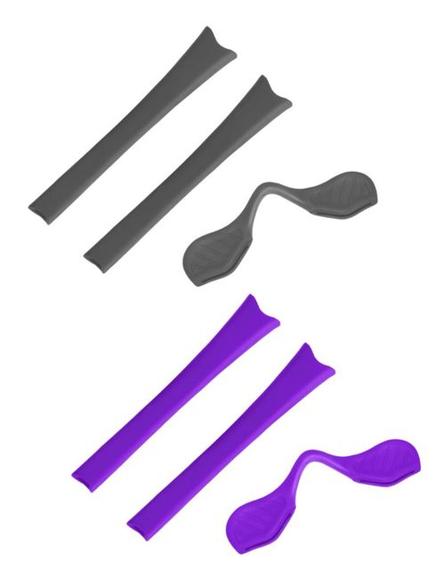Kit de Repuestos de Almohadillas para Orejas y Nariz Firtox Gris y Morado