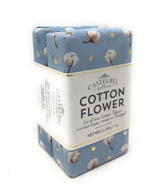 Jabón Castelbel con aroma a flor de algodón paquete de 2