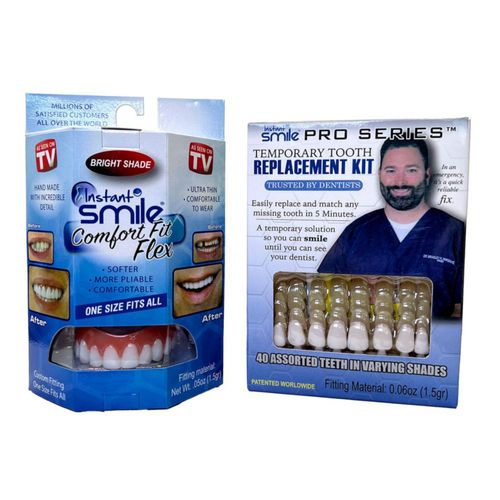 Kit Dental Instant Smile Flex Dientes Blancos Brillantes Serie Pro