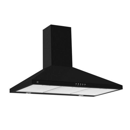 Campana de Pared Piramidal 76 cm Acero inoxidable negro Avera CEP76N