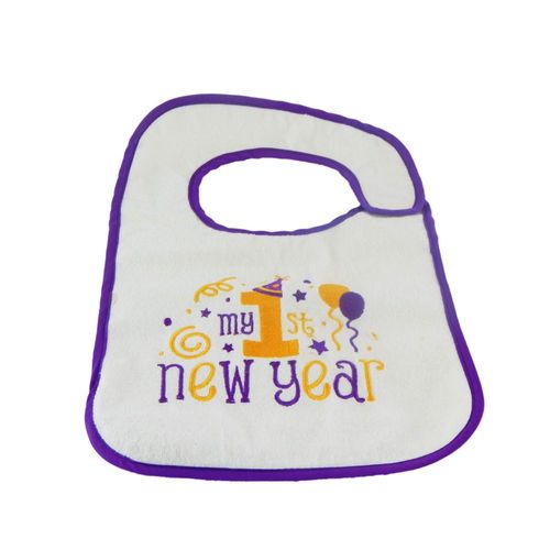 Babero de Algodón Hello Baby Wonder Primer Año Nuevo