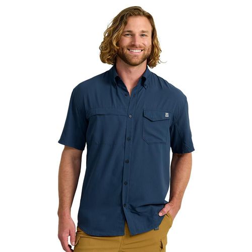 Camisa HUK Tide Point de Manga Corta con Botones