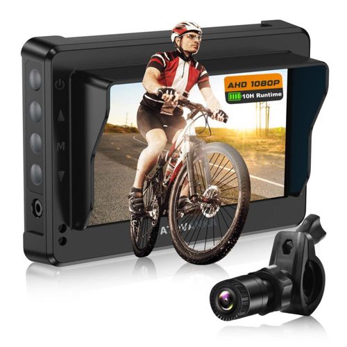 Cámara para Bicicleta ATOVANKA 10H de Batería 1080P Vista Trasera