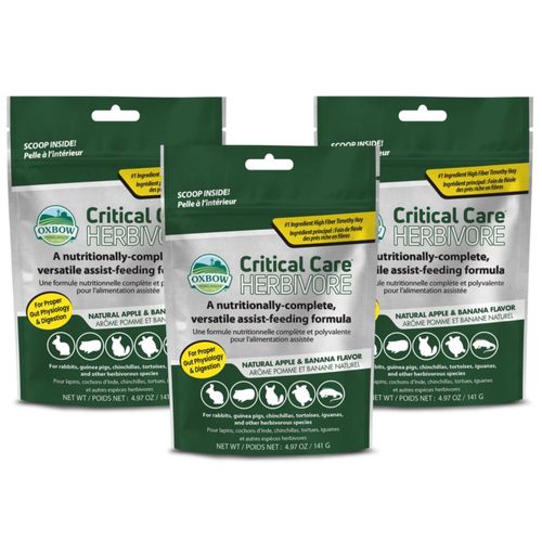 Suplemento Nutricional para Animales Oxbow Critical Care 141 g 3 unidades