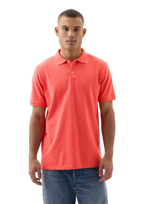 Playera polo GAP naranja talla XS