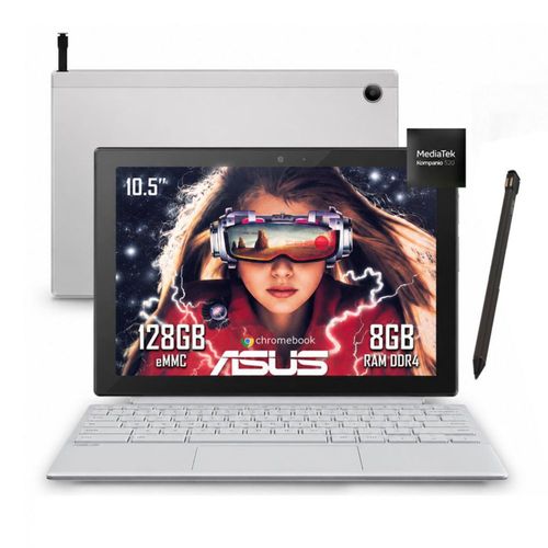ASUS Chromebook CM30 MediaTek Kompanio 520 8GB RAM 128GB eMMC + Lápiz óptico Incluido