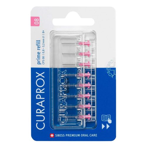 Cepillo Interdental Curaprox CPS 08 Prime Paquete de 8