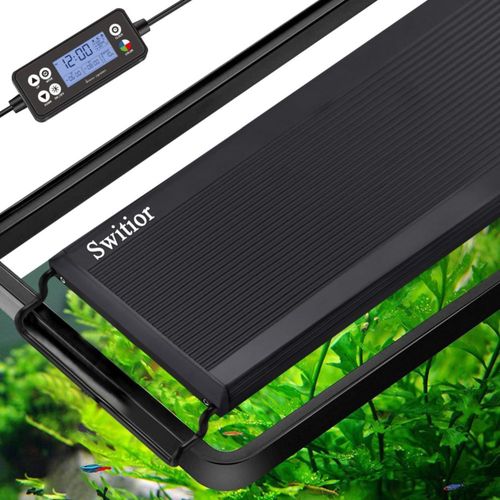 Lámpara LED Switior para Acuario 30-45 cm con Temporizador Impermeable