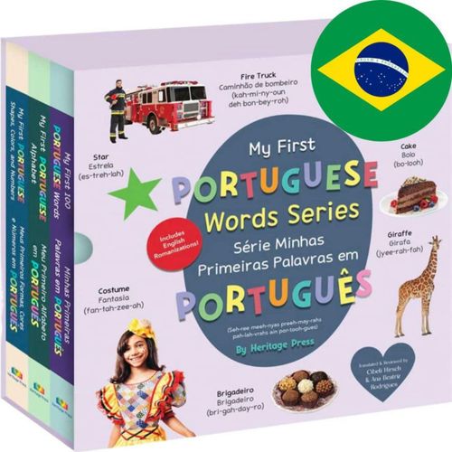 Libro Infantil Heritage Kids Press Mi Primer Portugués